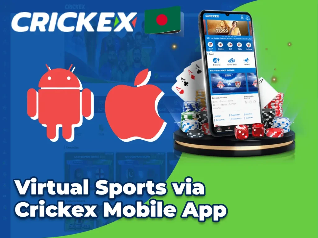 Virtual Sports via Crickex Mobile App 